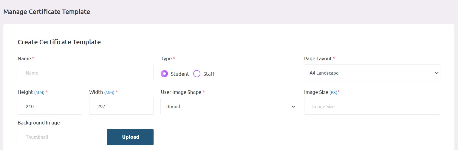 Certificate Template