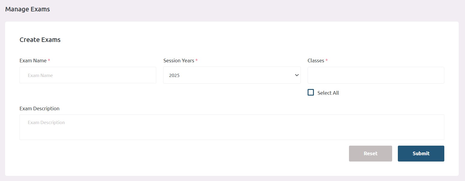 Manage Offline Exam